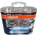 View Item OSRAM H4 high Power " Night Breaker Plus" bulbs PAIR